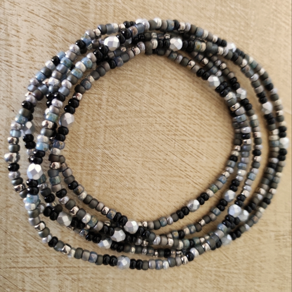 Gorgeous Glass Wrap Bracelet